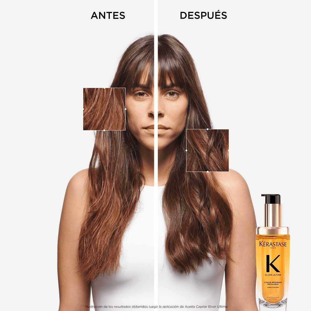 tratamiento para el cabello aceite kerastase elixir ultime
